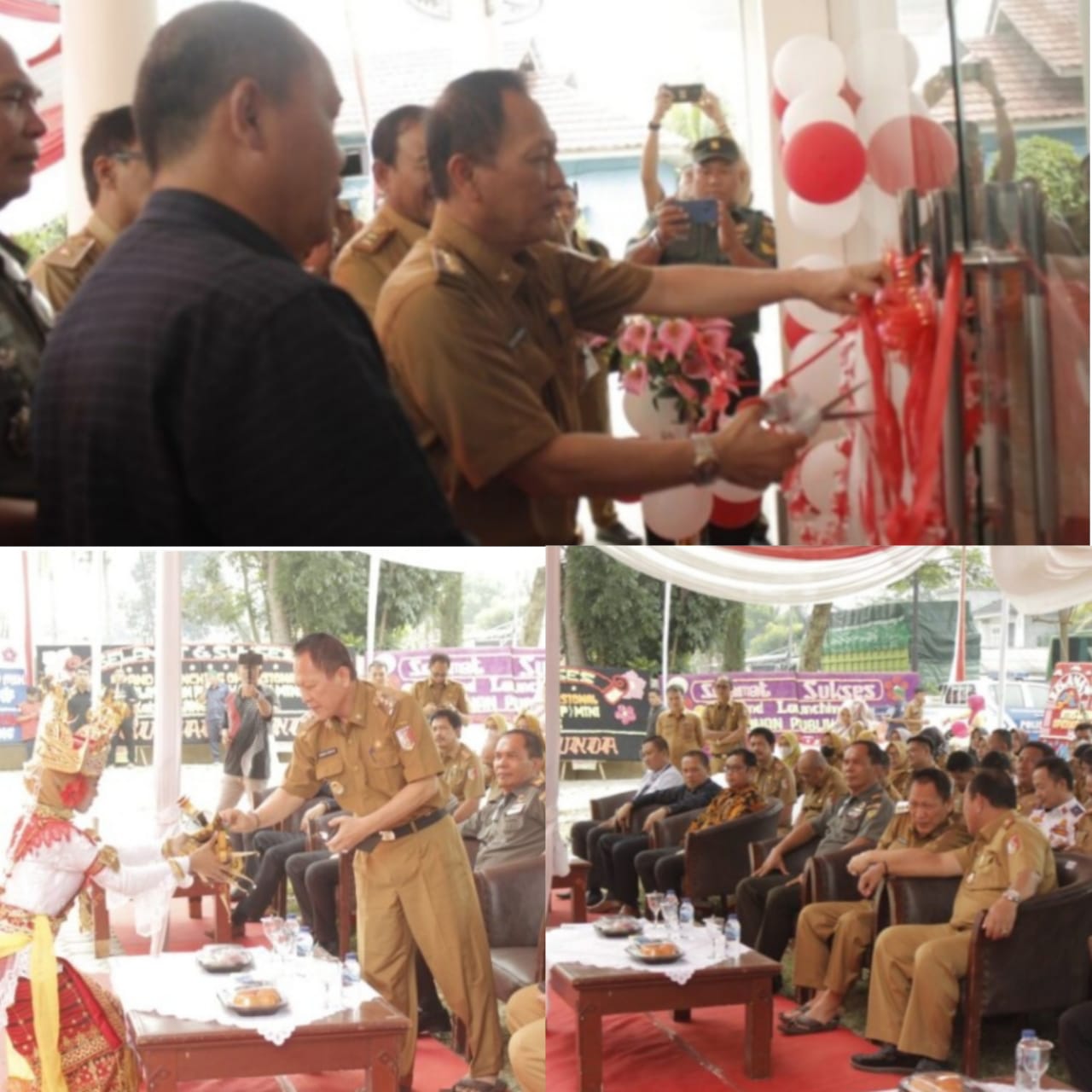 Resmikan MPP Mini Penjabat Bupati Tulang Bawang Bapak Drs. Qudrotul IKhwan, MM Tekankan Bahwa Pelayanan Publik di Kabupaten Tulang Bawang Cepat dan Gratis