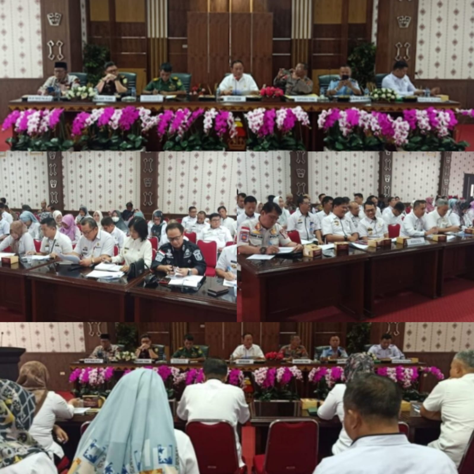 Sekretaris Daerah Kabupaten Tulang Bawang Ir. Anthoni MM, Pimpin Rapat Menyambut HUT RI Ke-78 di Ruang Rapat Utama