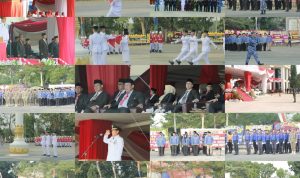 Pj Bupati Tuba Qudrotul Ikhwan Pimpin Upacara HUT RI K-78