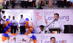 Pejabat Bupati Tubaba M. Firsada Resmikan Kantor Baru Bank Lampung KCP Panaragan Jaya