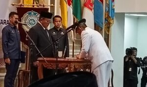 Aswarodi Resmi di Lantik Sebagai Pj Bupati Lampung Utara