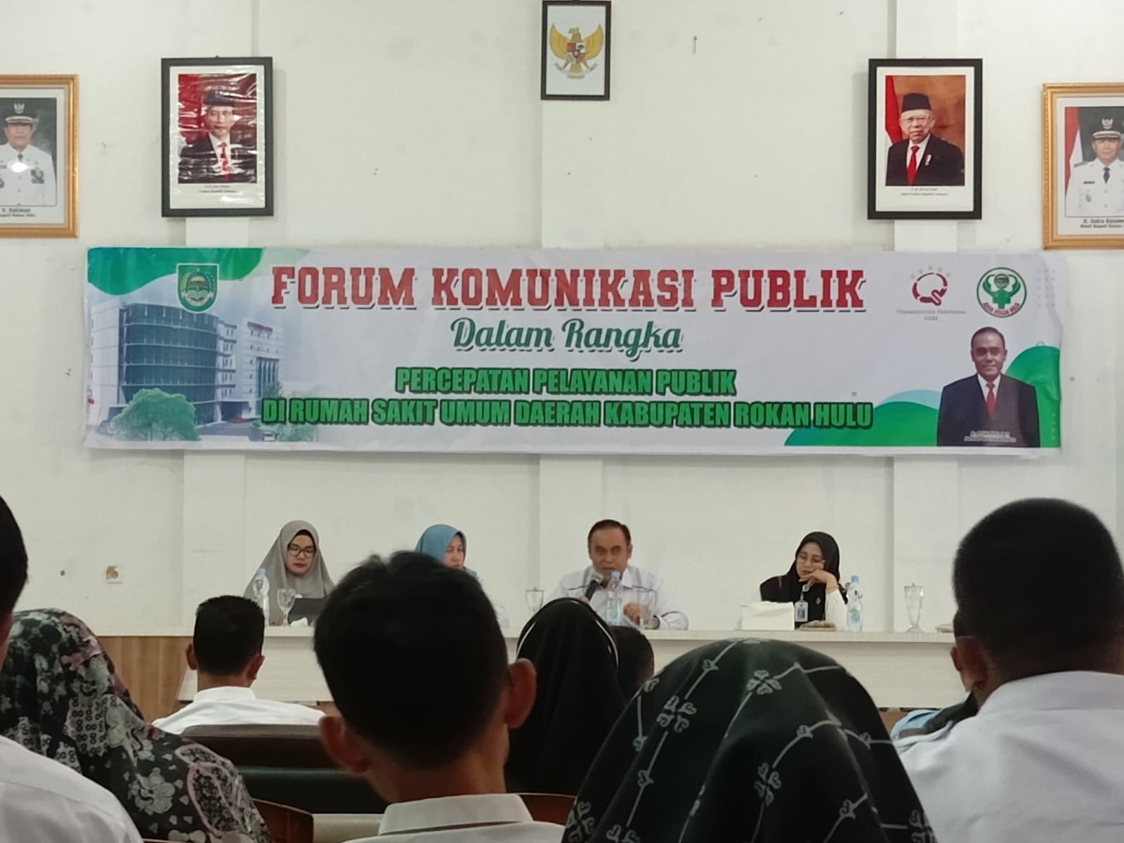 Dalam Upaya Mempercepat Pelayanan Publik di Rumah Sakit Umum Daerah Kabupaten Rokan Hulu, Pihak Rumah Sakit Menggelar Forum Konsultasi Publik (FKP)