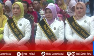 dr. Yeni Dwi Putri Resmi Dikukuhkan Sebagai Bunda Paud Dan Bunda Literasi Kabupaten Rokan Hulu