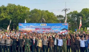 Apel Kebangsaan Jaga Rawat Jawa Barat, Kapolresta Cirebon Ajak Seluruh Elemen Bersatu Jaga dan Rawat Kabupaten Cirebon