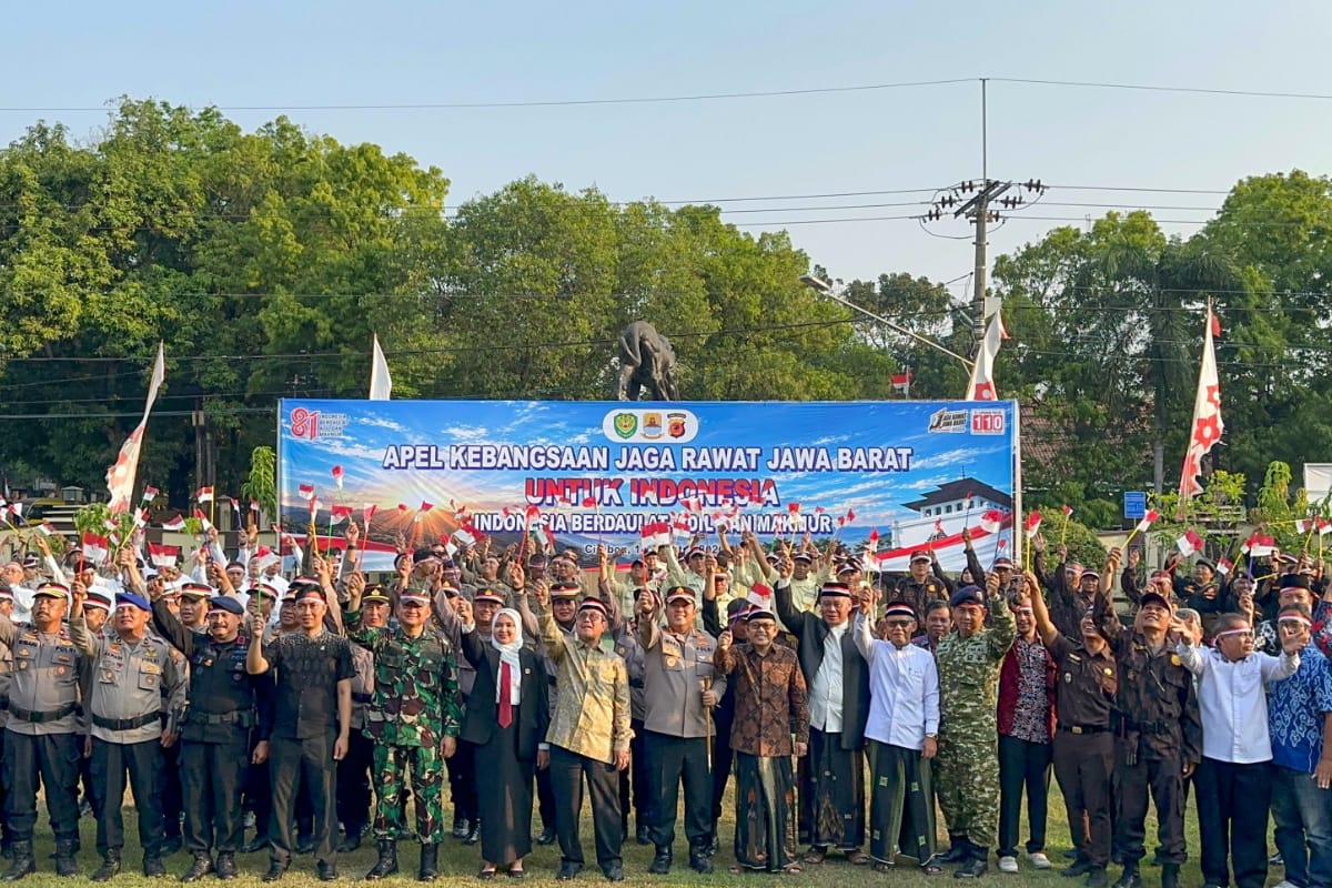 Apel Kebangsaan Jaga Rawat Jawa Barat, Kapolresta Cirebon Ajak Seluruh Elemen Bersatu Jaga dan Rawat Kabupaten Cirebon