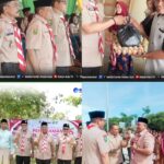 Bupati Anton Buka Bulan Bakti Pramuka 2026, Rohul Lepas 48 Kontingen Jambore Nasional ke Cibubur