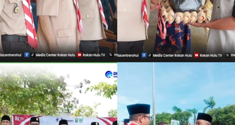Bupati Anton Buka Bulan Bakti Pramuka 2026, Rohul Lepas 48 Kontingen Jambore Nasional ke Cibubur