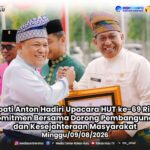 Bupati Anton Hadiri Upacara HUT ke-69 Riau, Komitmen Bersama Dorong Pembangunan Dan Kesejahteraan Masyarakat