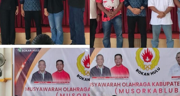 Rusdi Hidayatullah Terpilih sebagai Ketua KONI Rohul Periode 2026–2029