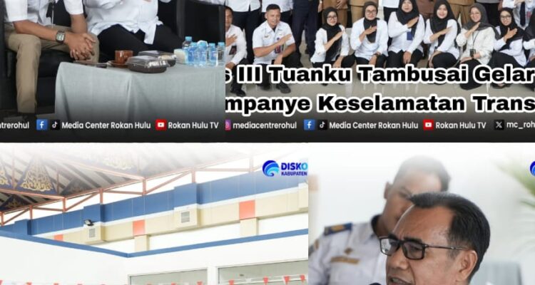 UPBU Kelas III Tuanku Tambusai Gelar Sosialisasi dan Kampanye Keselamatan Transportasi